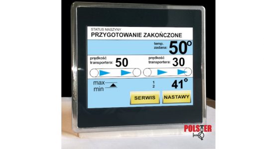 Sterownik myjki z 4 calowym wyświetlaczem dotykowym